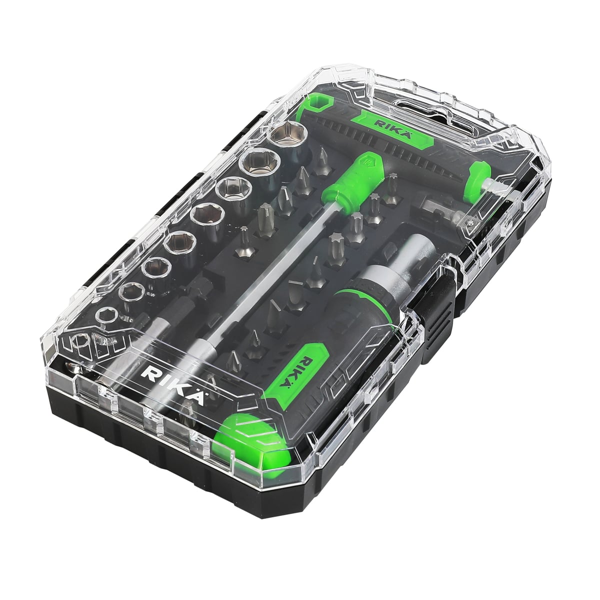 Rikä 29-Piece Professional Ratchet Screwdriver and Bit Set
